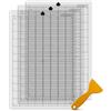 VIVIIHOO Tappetino da Taglio Confezione da 3 Tappetini da Taglio di Ricambio autoadesivi-Standard Grip, Stronggrip -Tappetino da Taglio per Plotter Antiscivolo e Durevole da 8x12 Pollici.