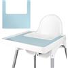 Lomgwumy Tovaglietta Per Seggiolone, Resistente Per Seggiolone, Pulita E Igienica, Adatta Per IKEA Antilop Highchai, Per Bambini E Bambini (Azzurro)