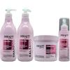 FEI FAN SET CHERATINA RIGENERANTE, Per Capelli Trattati e Sfibrati: Shampoo 500ml + Balsamo 500ml + Maschera 500ml + Maschera Spray 150ml
