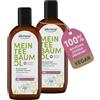 alkmene Olio per tea tree del cuoio capelluto, sollievo dal prurito, 100% | confermato 2 x 250 ml, lenitivo per capelli in caso di cuoio capelluto secco e prurito, olio tea tree naturale, vegano e
