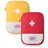 XPEX Kit di Pronto Soccorso Portatile, Borsa Porta Medicine da Viaggio per Emergenze a Casa, Ufficio - Mini Borsa per Situazioni di Emergenza