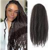 XIIMENALU Marley Twist Braiding Hair Afro Kinky Curly Cuban Twist Marley Twists Extension di capelli sintetici senegalesi all'uncinetto per donna (4#, 40,66 cm / 3 confezioni)