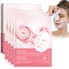 Generic Maschera Viso al Collagene, 4 Pezzi Bio Collagen Real Deep Mask, Migliora l'elasticità, Idratazione Intensa, Maschera Bio Collagene Viso, Bio Collagen Overnight Face Mask