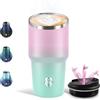 Motswedi Termos Caffè 600 ML, Tazza termica Riutilizzabili Prova di Perdite, Bicchiere Termico, Acciaio Inox 304, Travel Mug per Caffè Caldo e Freddo, Latte e Tè - Rosa nude & Verde chiaro