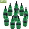 NONE OASIS Adattatore ad innesto rapido da 2 pezzi con connettore spinato da 1/4 (ID 4 mm) o 3/8 pollici (8 mm) per irrigazione giardino irrigazione serra