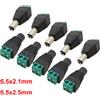 ALLiSHOP 5/10 Pz 5.5x2.1mm 5.5x2.5mm DC Power Maschio Femmina Spina Jack Adattatore del Connettore Per 3528 5050 HA CONDOTTO LA Luce di Striscia Della Macchina Fotografica