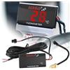 NONE 12V 0 ~ 120 ° c Monitor termometro per moto serbatoio dell'acqua Retrofit indicatore del misuratore di temperatura avviso con sensori