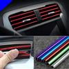 NONE 10 Pcs Car Air Vent griglia decorazione Trim Sticker U Style condizionatore d'aria presa decorazione striscia decorazione auto