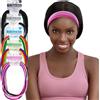 NONE 6/8PCS Sport unisex elastico sottile fascia antiscivolo donna uomo yoga fasce per capelli fascia calcio corsa ciclismo sport fascia per capelli