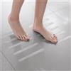 NONE 2645 adesivi antiscivolo per bagno bagno doccia pavimento per scale striscia adesiva antiscivolo impermeabile PEVA trasparente confezione da 5 pezzi
