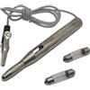 NONE Sonda per Test Circuiti Auto con Luce, Rilevatore di Tensione DC 6-24V, Penna Tester per Impianti Elettrici Auto