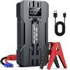 BIUBLE Avviatore di emergenza per auto 3000A Picco 25000mAh 12V Caricabatteria automatico Booster Jumper Box con display