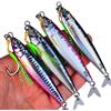 LHFSH 2025 NUOVO 3D Stampato Affondamento Veloce Metal Jig Lure 20g 30g 40g 60g 80g Acqua Salata Shore Casting Richiamo di Pesca Verticale Metal Jig