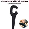 NONE Comoda leva per pneumatici per bici Durevole in nylon ad alta resistenza Interruttore per pneumatici per bicicletta da strada Leva per pneumatici veloce Barra di leva Strumento di riparazione bici