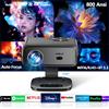 HORLAT Proiettore Portatile HORLAT Android12 M04 800 Lumen ANSI Mini Proiettore 4K con Decodifica Automatica Keystone Full HD 1080P 3D Home Theater WiFi6