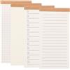 NONE 4/8 pezzi note di campo portatili piccoli blocchetti per appunti quaderni tascabili da 50 fogli memo book to do lista organizer pianificatore quotidiano per l'ufficio di lavoro
