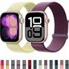 NONE Anello in nylon per cinturino Apple Watch 45mm 44mm 49mm 46mm 40mm 41mm 42mm Bracciale Correa iWatch Series 11 6 Se 7 8 9 10 cinturino ultra2