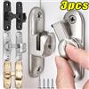 NONE Serrature per Porte in Lega di Zinco, Chiusura a 90/180 Gradi, Serratura di Sicurezza per Porte Scorrevoli, Chiusura per Piccoli Cancelli, Ferramenta Antifurto