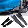 NONE Universele Autovoorkant Achter Paraurti Striscia Lip Spoiler Diffusore Splitter Kras Pemermer 48CM Lunghezza Per Audi BMW HONDA