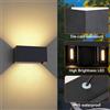 CHENBEN Lampada da parete per esterni a LED 110-265V, decorazione per la casa, giardino, porta, garage, scale, corridoio, impermeabile, luce calda a LED