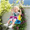 Outsunny Altalena per bambini Outsunny 3 in 1, regolabile con schienale e cintura di sicurezza