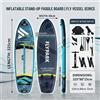 EGGORY FLYPARK 10'8 "35" Tavola da Paddle Gonfiabile Extra Larga per Pesca con Sedile, Portacanna e Scala di Misurazione ISUP - Set da 10 Pezzi