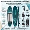 EGGORY Tavola da Stand Up Paddle Gonfiabile Extra Larga 11FT 34'' con Motivo Medusa, Ultra-Stabile ISUP, Borsa Impermeabile 10L, SUP per Adulti