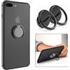 NONE Supporto Universale per Telefono a Forma di Anello, Lussuoso Supporto Rotante Adesivo per iPhone Samsung Xiaomi