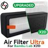 InnoTech Filtro Aria Combinato HEPA 13 + Carbone Attivo Ultra per Stampanti 3D Serie X2D/X2DC Bambu Lab, Ricambio OEM