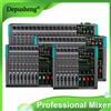 DEPUSHENG Mixer audio Depusheng MG a 6/8/12/16 canali, console DJ per mixaggio professionale, mixer audio da palco con effetti digitali integrati