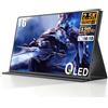 UPERFECT Monitor Portatile 16" 2.5K QLED 2560x1600 100% sRGB HDR USB-C HDMI, Secondo Schermo per Laptop, Display da Gaming, Schermo da Viaggio
