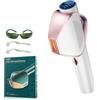 Deplite 19.8J Epilatore Luce Pulsata con 0,8s Ultra-Flash IGBT, Flash Infinito, 600NM Depilazione Laser per Donne, Viso, Corpo, Bikini