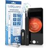 Udivita Otoscopio Pulizia Orecchie con Telecamera 1920p WiFi 3,6mm Rimozione Cerume UdiGuard - Pulitore Orecchie Digitale Colore Nero con 6 Luci LED - Compatibile con Android iPad iPhone