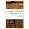 M.-P. de Mèze Exposé des travaux scientifiques publiés depuis quaran (Tascabile)