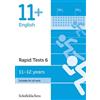 Sian Schofield & Sims G 11+ English Rapid Tests Book 6: Year 6-7, Ag (Tascabile)