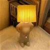 PEKJDS Una piccola lampada creativa per uomo timido, una piccola lampada da tavolo da gioco, luce da letto notturna, luci notturne per adulti, piccole luci notturne per decorazione (Yellow)