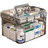AiMeiteng Scatola medicinali, Porta medicine casa scatola, 2 strati medicine box, multifunzione Organizer per medicinali, per pronto soccorso,medicinali,per la casa, all'aperto