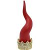 Bongelli Preziosi Corno Cornetto Portafortuna 31cm Rosso Marmorino