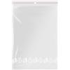 verpacking sacchetti con chiusura a zip 250 x 350 mm [misura e quantità selezionabili] trasparenti 50 µm sacchetti in polietilene di plastica richiudibili (300 unità)