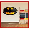Solo Signs UK Adesivo da parete in vinile con logo di Batman, 300 x 545 mm