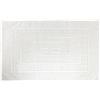 BiancheriaWeb Tappeto Bagno Doccia Spugna Tinta Unita Torino Tappetino Super Assorbente in Cotone Pelo Corto con Greca 60x90 Bianco