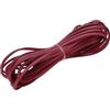PATIKIL Cordino Cuoio, 3 mm x 5.5 Iarde Stringa in Pelle Finta, Cordone Piatto Vellutata Cordoncino per Collane Creazione Di Gioielli Braccialetti DIY Artigianato Acchiappasogni, Rosso