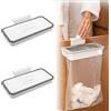 Regerly Supporto Buste Spazzatura Pattumiera, 2Pezzi Porta Sacco Della Spazzatura Porta Sacchetti dei Rifiuti da Cucina per Armadietti da Cucina Campeggio Viaggio