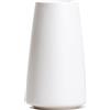 HUBUISH Vaso in ceramica - Vaso per fiori bianco da 20 cm, Vaso per erba della pampa minimalista moderno, Decorazione boho per mensola da tavolo in stile rustico, adatto per soggiorno, camera da letto, cucina