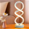 Maimeili Lampade da tavolo a LED moderne Lampade da scrivania a spirale dimmabili uniche con 3 livelli di colori per camera da letto da letto e soggiorno Ufficio Libreria Art Wall Decor