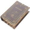 Uonlytech Scatola Portaoggetti Vintage a Forma di Libro Finto, Contenitore per Libri Falsi D'epoca, Ornamento Decorativo per Casa e Ufficio, Supporto per Libreria e Oggetto di Scena
