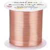 BENECREAT 30m 1mm Filo di Rame per Gioielli Filo di Rame Resistente All'Appannamento Filo per Perline per Artigianato Creazione di Gioielli, Perline