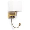 LEDKIA LIGHTING LEDKIA Lampada da parete LED da lettura in Metallo con Flexo Waldorf Ottone