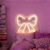 HFHungkeong Insegna al neon a LED personalizzata, dimmerabile, in acrilico, con catena da appendere, lampada ad arco per camera da letto, dormitorio, bar, Natale, compleanno, festa, salone, decorazione da parete