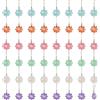 DICOSMETIC 48 ciondoli a forma di fiore in 6 colori, in lega smaltata, con cerniera decorativa, per fai da te, cucito, abiti, sartoria, zaini, borse